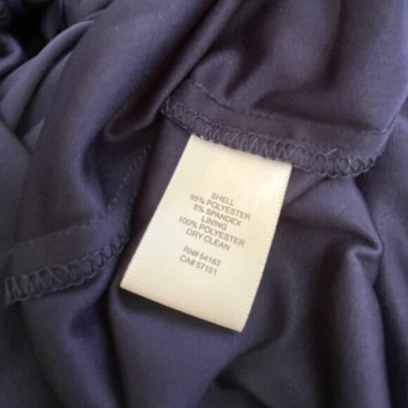 Eliza J. Long Sleeve Blue and White Floral Shift Dress – Size 6 - Picture 7 of 7